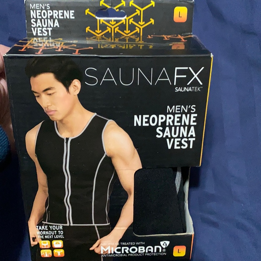 Men’s SaunaFX neoprene vest, Size L